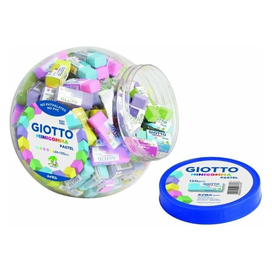 Giotto Pastellradierer Thermoplastisches Elastomer (TPE) Grün, Gelb, Blau, Rosa, Lila 12 (39820381)