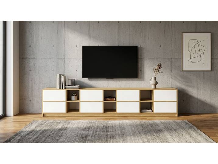 Breites Sideboard nach Maß Eiche Natur geölt