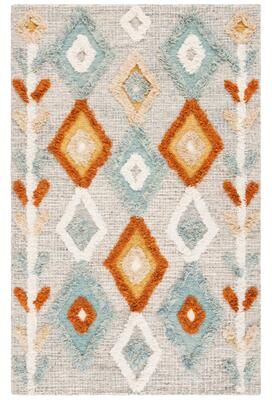 SAFAVIEH Handmade Kenya Dorkas Modern Wool Rug