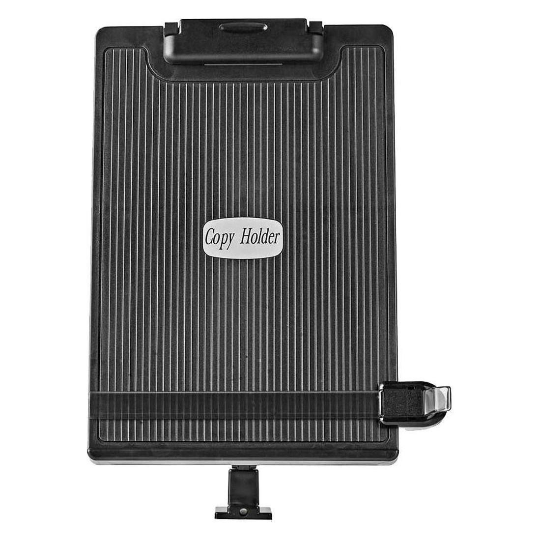 Nedis Vorlagenhalter Ergonomischer Aktenhalter Vollbeweglich Tischhalterung Schwarz Grau/Schwarz, ER (ERGOCH300BK)
