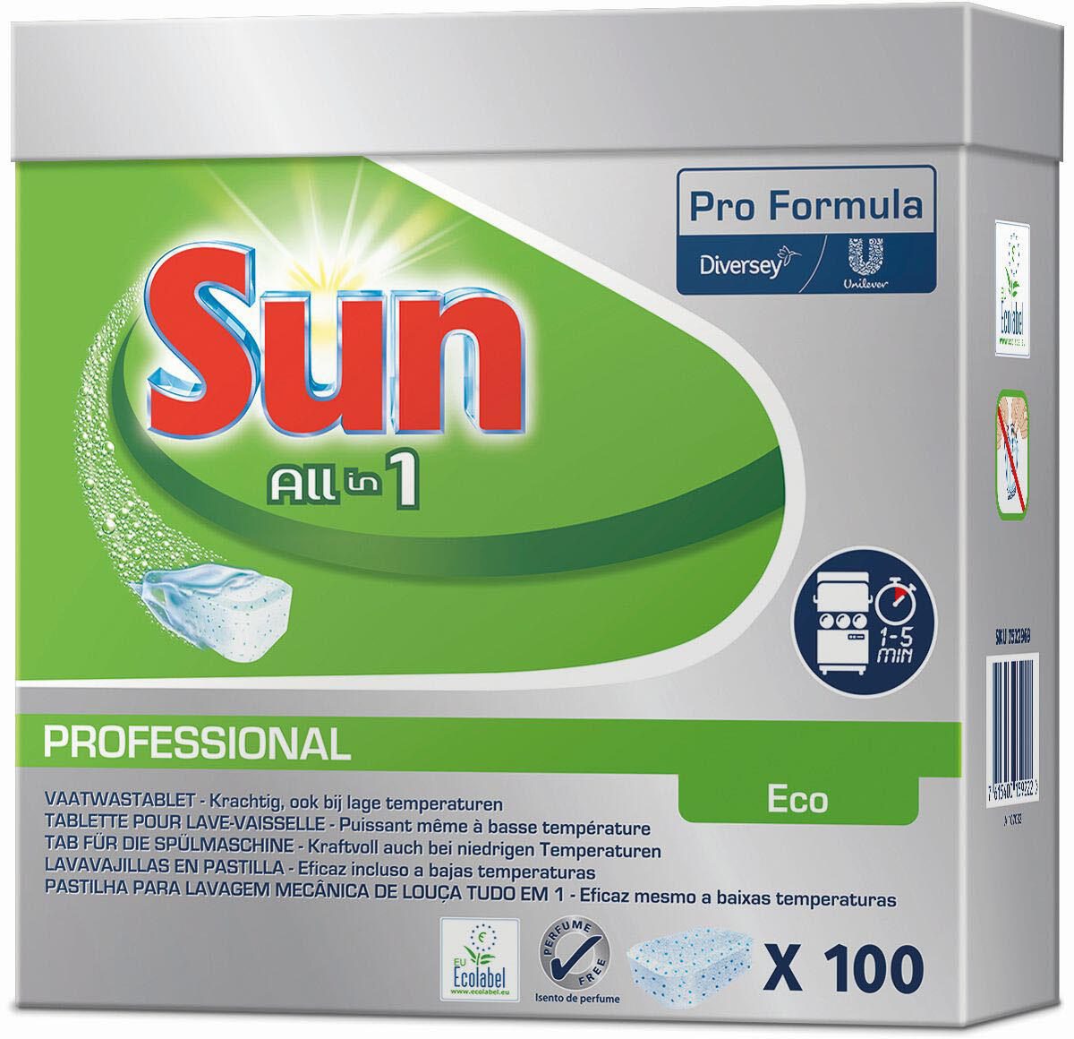 Sun Spülmaschinentabs PROFESSIONAL All in 1 100 St. 7522969