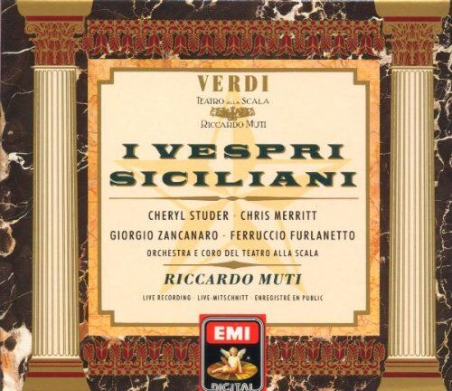 Riccardo Muti - Giuseppe Verdi: I Vespri Siciliani (Oper) (Gesamtaufnahme) (3 CD) - Preis vom 09.10.2026 07:28:09 h