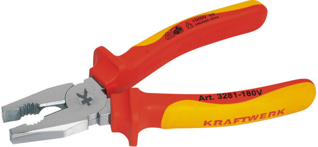 Kraftwerk ergokraft Pince combinée VDE 180mm (3281-180V)