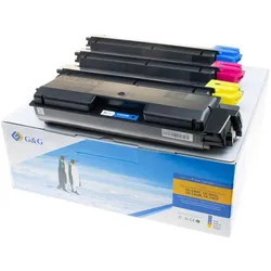 G&G, Toner, 4 Toner kompatibel zu Kyocera TK-590K TK-590C TK-590M TK-590Y je 1x - Tonere (BK, C, M, Y)