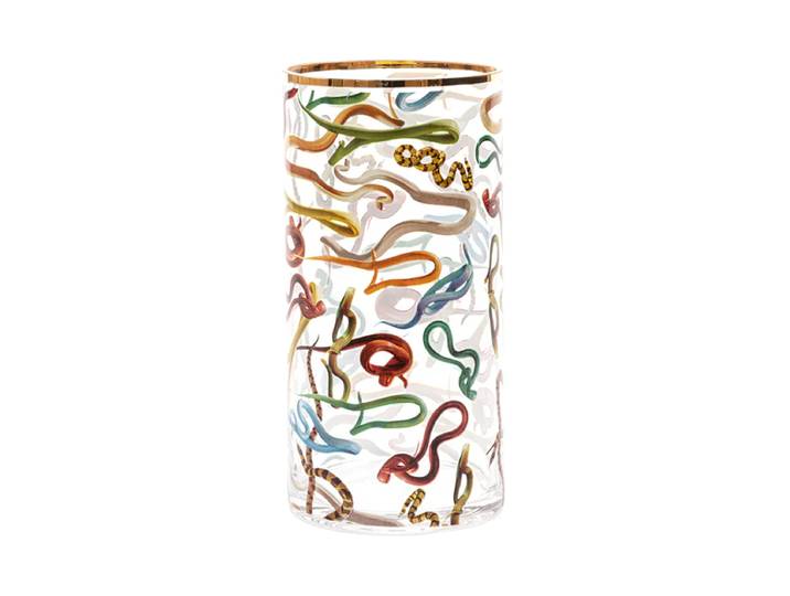 Design Vase Seletti X Toiletpaper „Snakes“ Multicolor Medium, Ø 15 x 30 cm