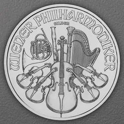 Silbermünze 1oz "Wiener Philharmoniker" aktueller Jahrgang 19% (Österreich)