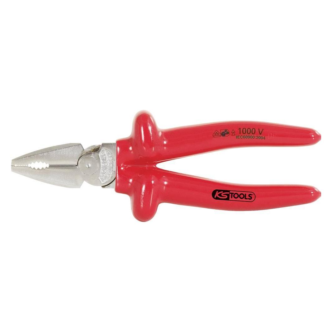 KS Tools CLASSIC 1000V Kraft-Kombinationszange, 205mm (205 mm) (117.1276)