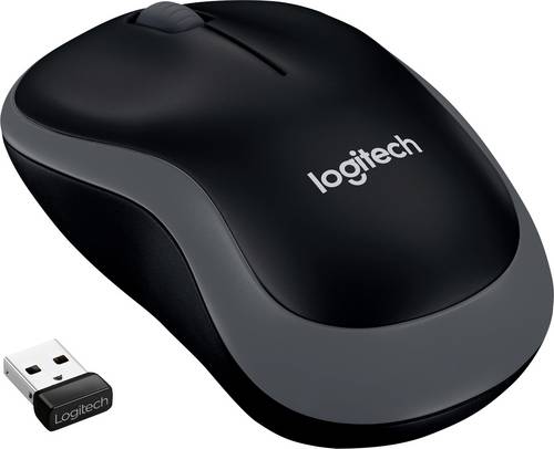 Logitech M185 Maus Funk Optisch Grau 2 Tasten 1000 dpi