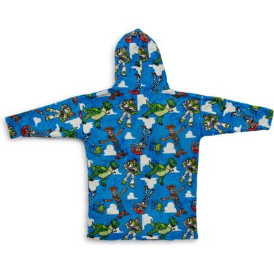 Wohndecke DISNEY "Toy Story Lets Get Digital", bunt (blau), B:60cm L:81cm, Polyester, Wohndecken, Wohndecke
