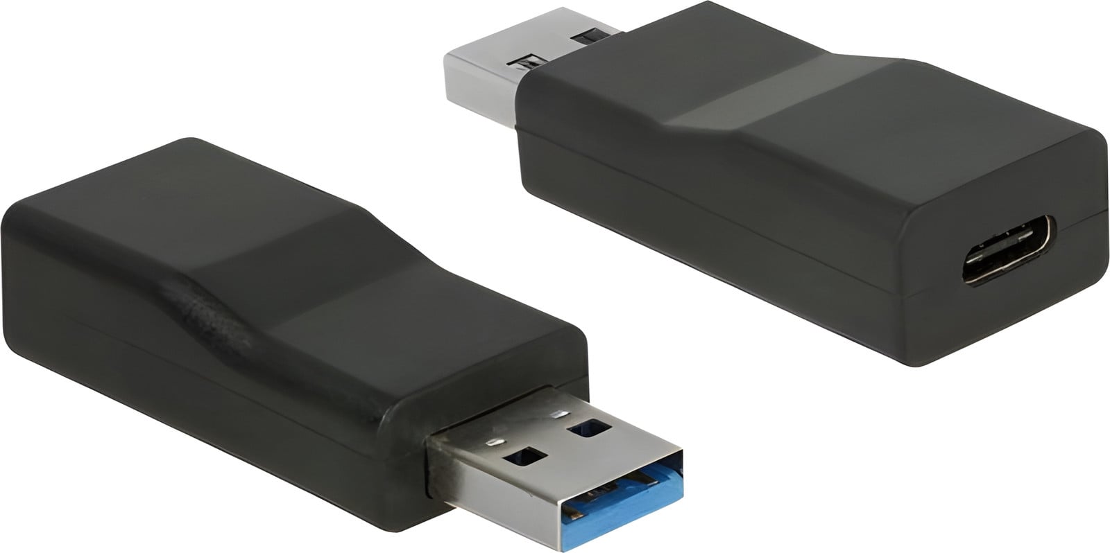 Delock USB 3.1 Type A naar Type C Converter - Zwart
