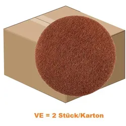 Diamantpad rot 45 cm 18 Zoll 2 Stück, hochwertiges Pad für Einscheibenmaschinen