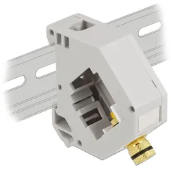 Delock Hutschienenadapter mit Keystone Polklemme zu Polklemme