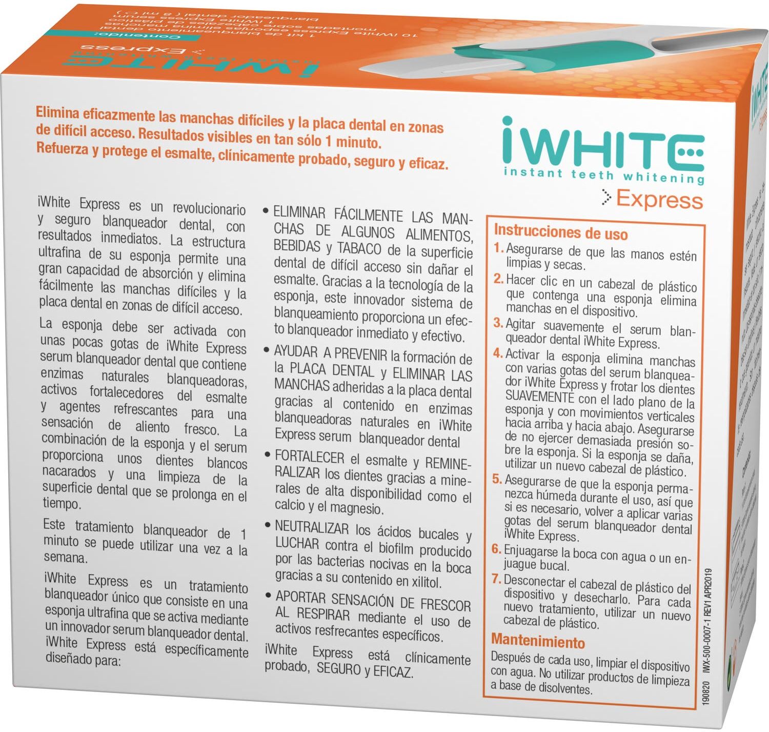 Vemedia Iwhite Express Set Blanqueamiento Dental 1ud