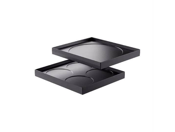 Stöckli PizzaGrill 4 Wende-Crêpeplatte – Raclette Zubehör/Fondue Zubehör – schwarz