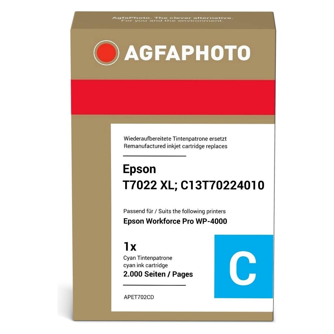 Agfaphoto Ink Cyan T7022 XL (C) (APET702CD)
