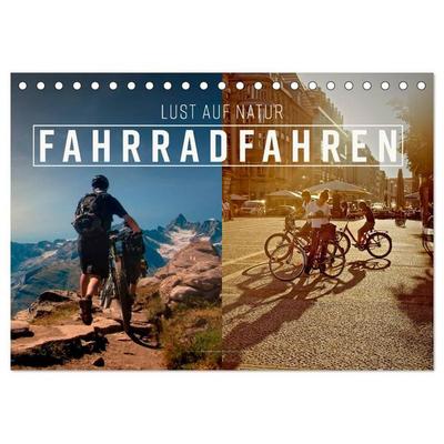 Fahrradfahren - Lust auf Natur (Tischkalender 2027 DIN A5 quer), CALVENDO Monatskalender