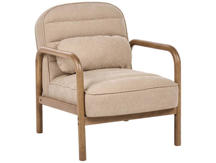 SESSEL Stoff Beige Agger