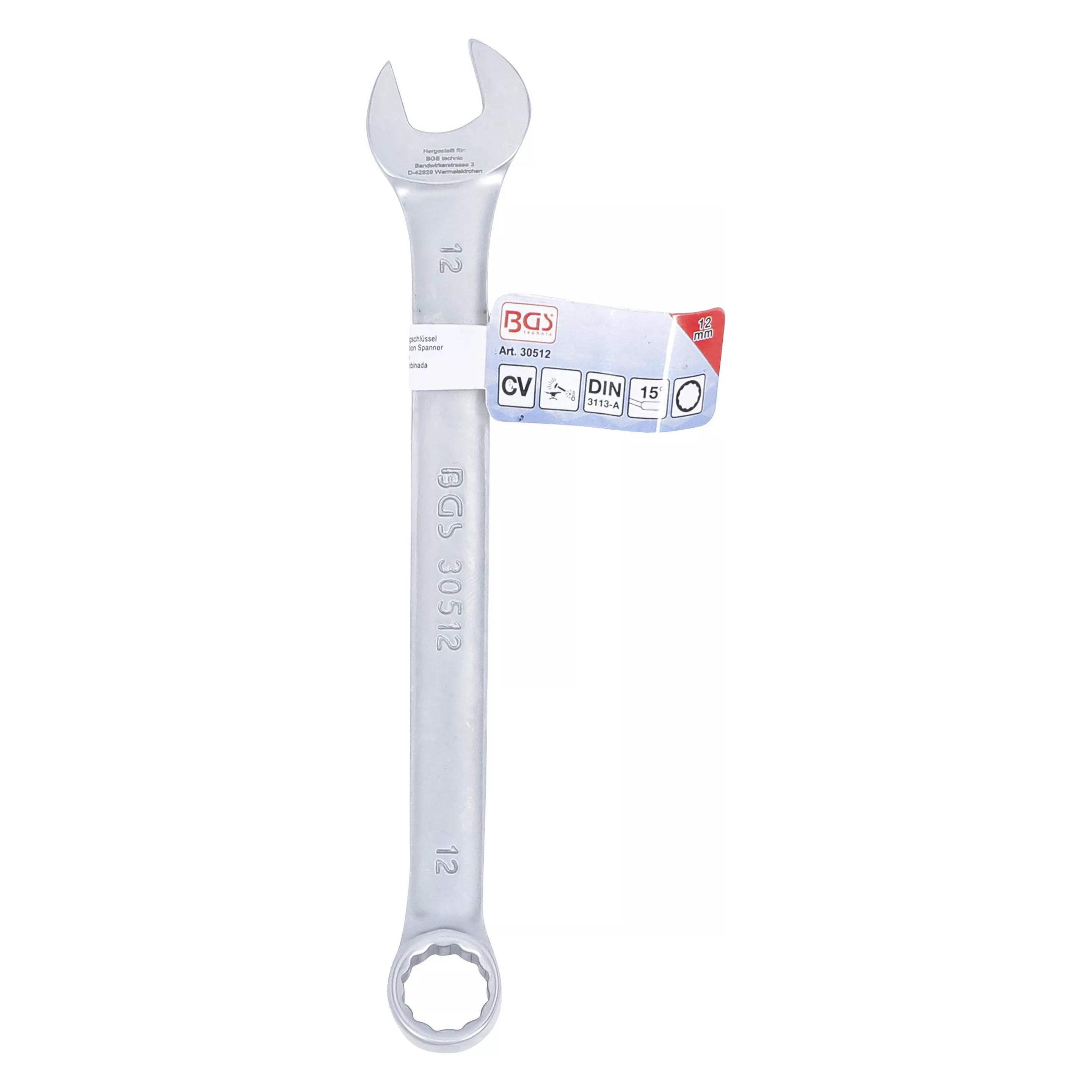 BGS Maul-Ringschlüssel SW 12 mm (12 mm) (30512)