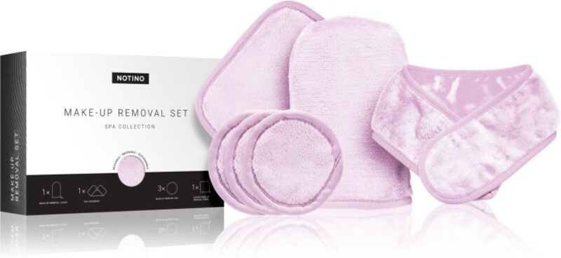 Notino Spa Collection Make-up removal set microfibre makeup remover set Lilac