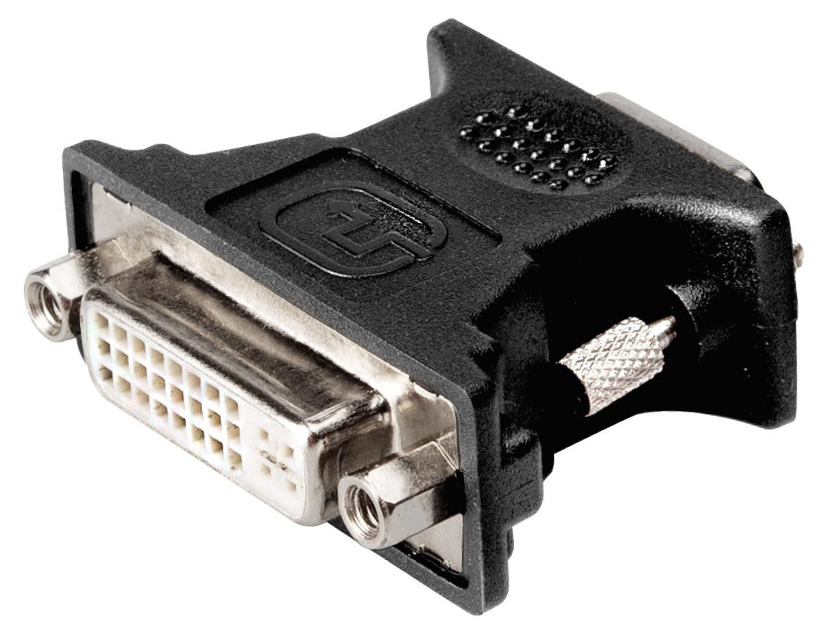 Vivanco DVI-I naar VGA adapter (vrouwelijk-mannelijk) voor monitoren en projectoren