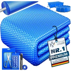Kesser, Poolheizung, Pool Solarabdeckplane Rund 244 cm Solarfolie Stärke 120
