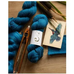 Elements Water DK Hank, Garn + Wolle, Blau, Türkis