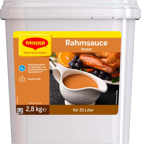 Maggi® Professional Rahmsauce braun 2,8 kg 5035848005