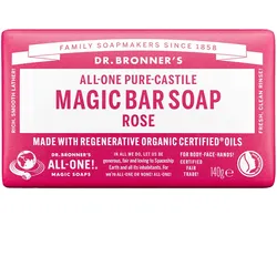 140g DR. BRONNER'S MAGIC BAR SOAP Rose