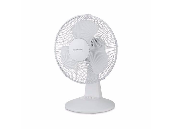 Canvac CBF1304V Ventilator – Tischventilator/USB Ventilator – weiss