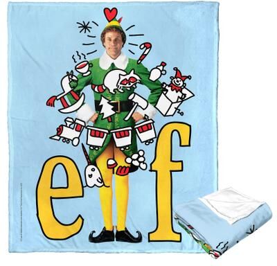 Wb Elf Montage Silk Touch Throw Blanket by The Northwest in O