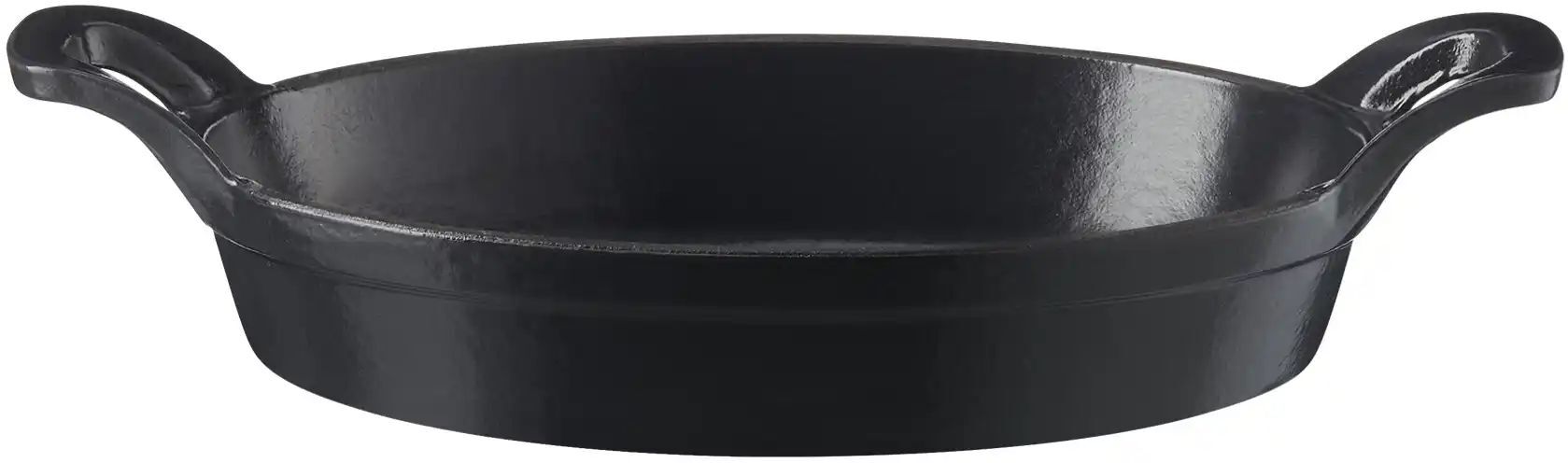 Meisterkoch Servierpfanne  OPUS ¦ schwarz ¦ Gußeisen ¦ Maße (cm): H: 15,5  Ø: