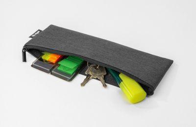 Sigel Taschen-Organizer Set, 2-teilig, B 250 x T 10 x H 180 mm, RPET/Kunstfilz, dunkelgrau