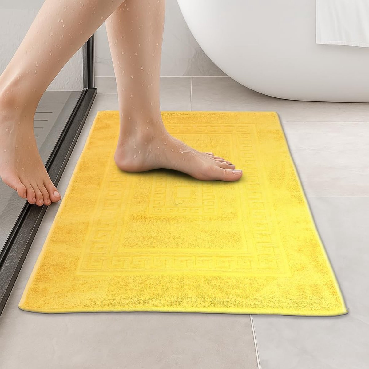 Super absorberende badmat machinewasbaar 45 x 60 cm