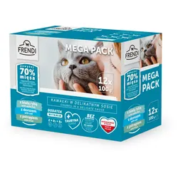 Frendi Katzensäckchen (Weißfisch/Orchidee/Forelle) 12x100g