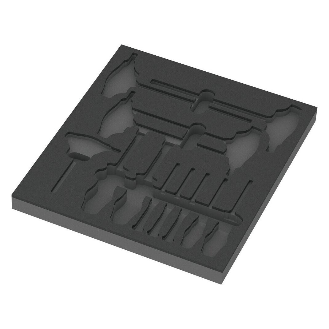 Wera 9813 Schaumstoffeinlage Hex Schraubendreher Set 1 (05137313001)