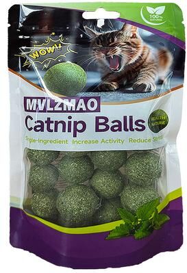 Quick Pick Pro Natural Catnip Ball Interactive Cat Toy For Teeth Cleaning & Healthy Play Natural Catnip Ball Interactive Cat Toy For Teeth Cleaning & Healthy Play