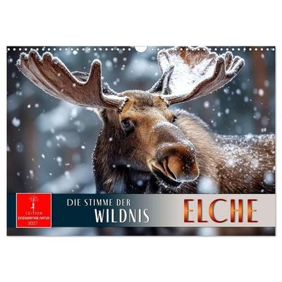 Elche - die Stimme der Wildnis (Wandkalender 2027 DIN A3 quer), CALVENDO Monatskalender