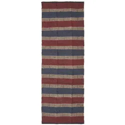 JUTETEPPICH-LÄUFER Streifen-Muster 66/200 cm