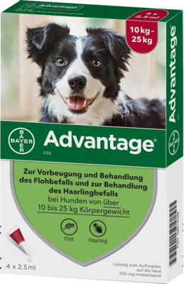 Elanco Deutschland GmbH ADVANTAGE 250 Lösung f.Hunde 10-25 kg 4 St 08613328
