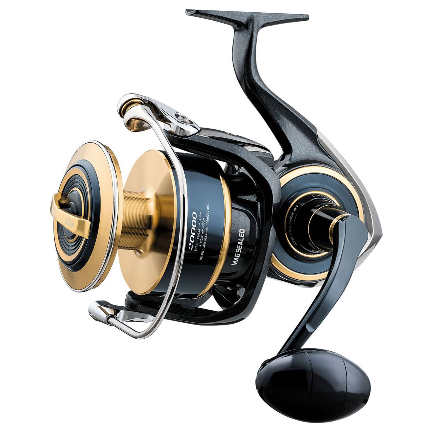Daiwa Saltiga 14000-P Meeresrolle, 300m/ 0,40mm - 4.8:1 - 655g