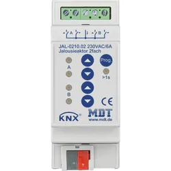 MDT Technologies Jalousieaktor JAL 2-fach Reiheneinbaugerät, 10A, 230VAC, JAL-0210.02