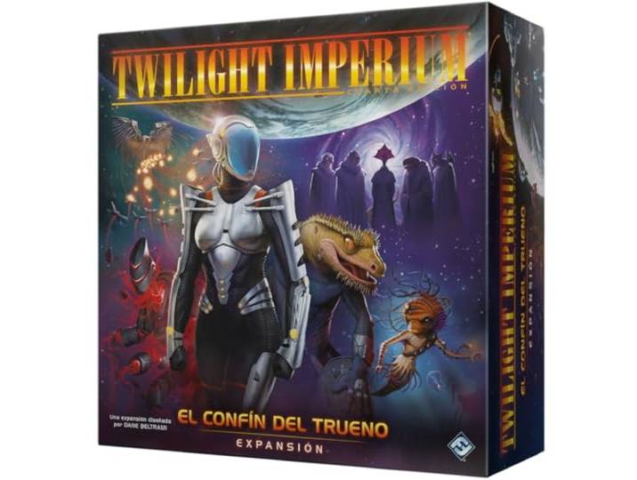 Asmode e Twilight Imperium Vierte Ausgabe – Die Donnergrenze, Erweiterung, Brettspiel, ab 14 Jahren, 2 bis 8 Spieler, 60-90 Minuten pro Spiel, Spanisch