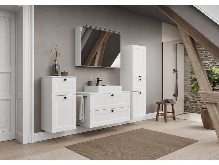 Waschtisch Cascada Typ B 100cm Weiß/Weiß