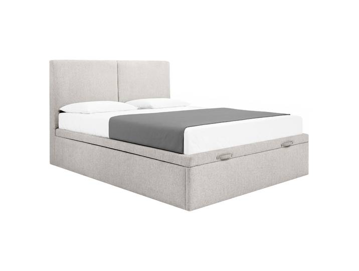 Boxspringbett 160 x 200cm Webstoff Genia Beige ohne Matratze