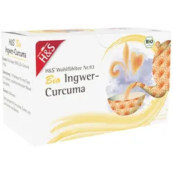 H&S Bio Ingwer-curcuma Filterbeutel 20X1,25 g