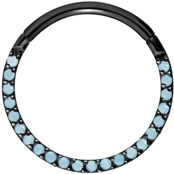 Titan Segmentring Clicker EINGEFASSTE SYNTHETISCHE TÜRKISE
