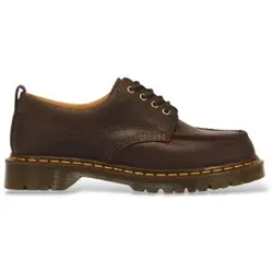 Dr Martens für Herren. 43348200 Braune Lowell Leder-Mokassins mit 4 Ösen (44), Wohnung, Schnürsenkel, Lässig