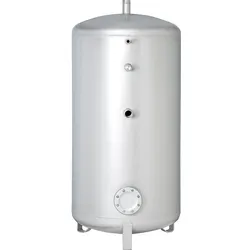 Edelstahl Warmwasserspeicher 1000 Liter mit untenliegendem Wärmetauscher, mit Magnesiumanode