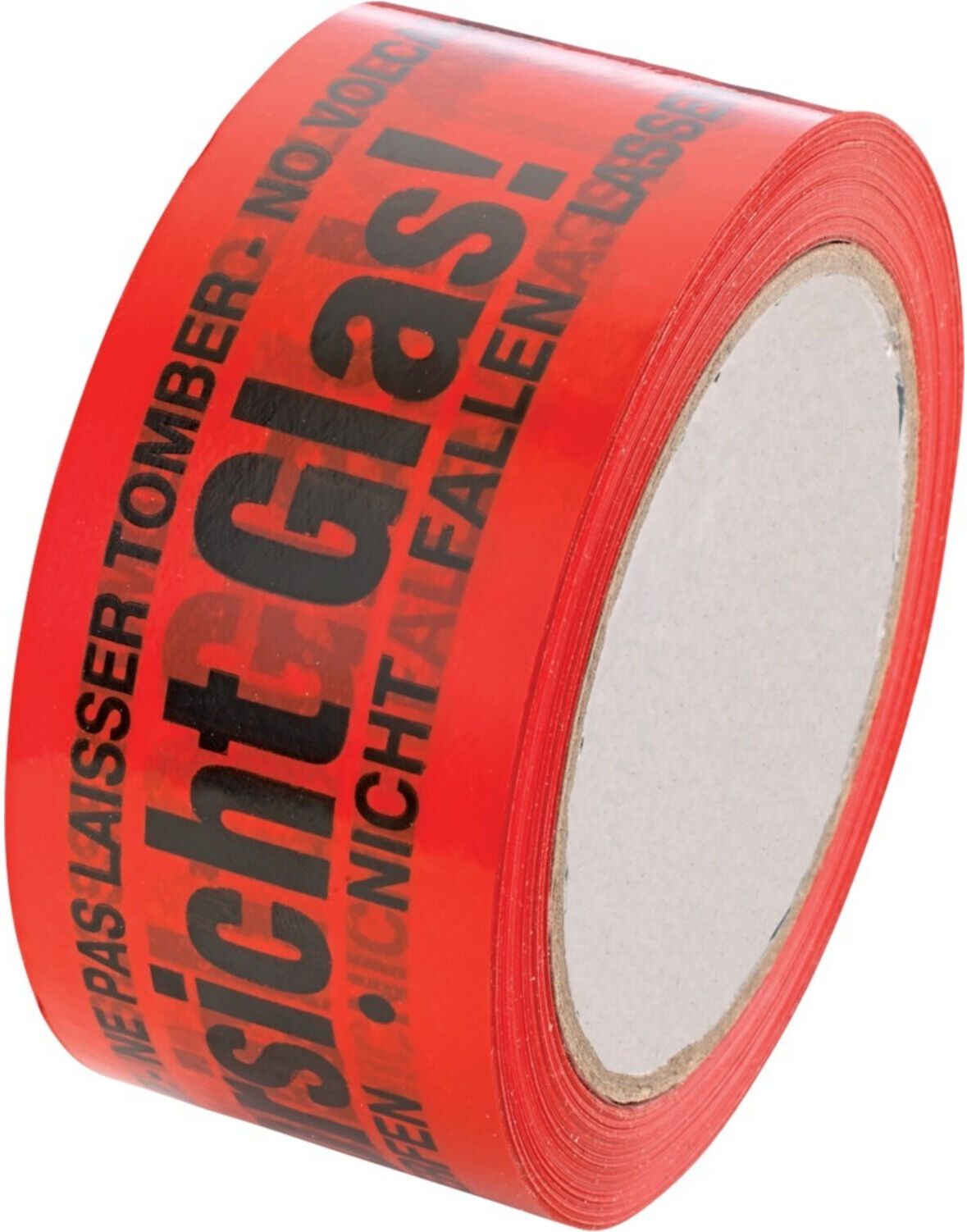 Klebeband PVC 50mmx66m -Vorsicht Glas- 4-sprachig ; Enviro Pack (0248082)