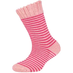 camano Cosy Full Terry Striped Antirutsch Socken Kinder 4294 - blush rosé 27-30